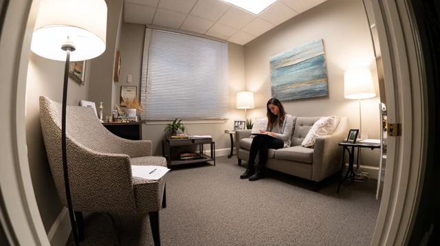 Psychotherapy Office Photo Psychologist Ready Session