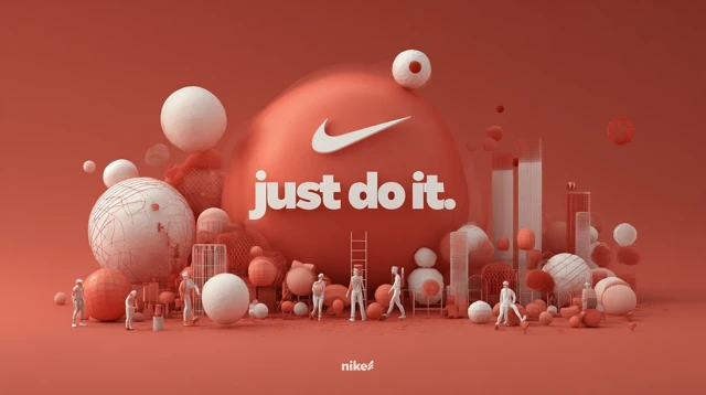 Nike 3D Advertisement Surreal Concept Art Just Do It