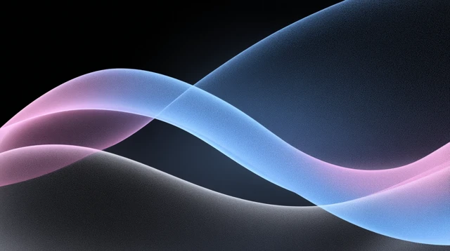 Abstract Holographic Light Ribbons Background