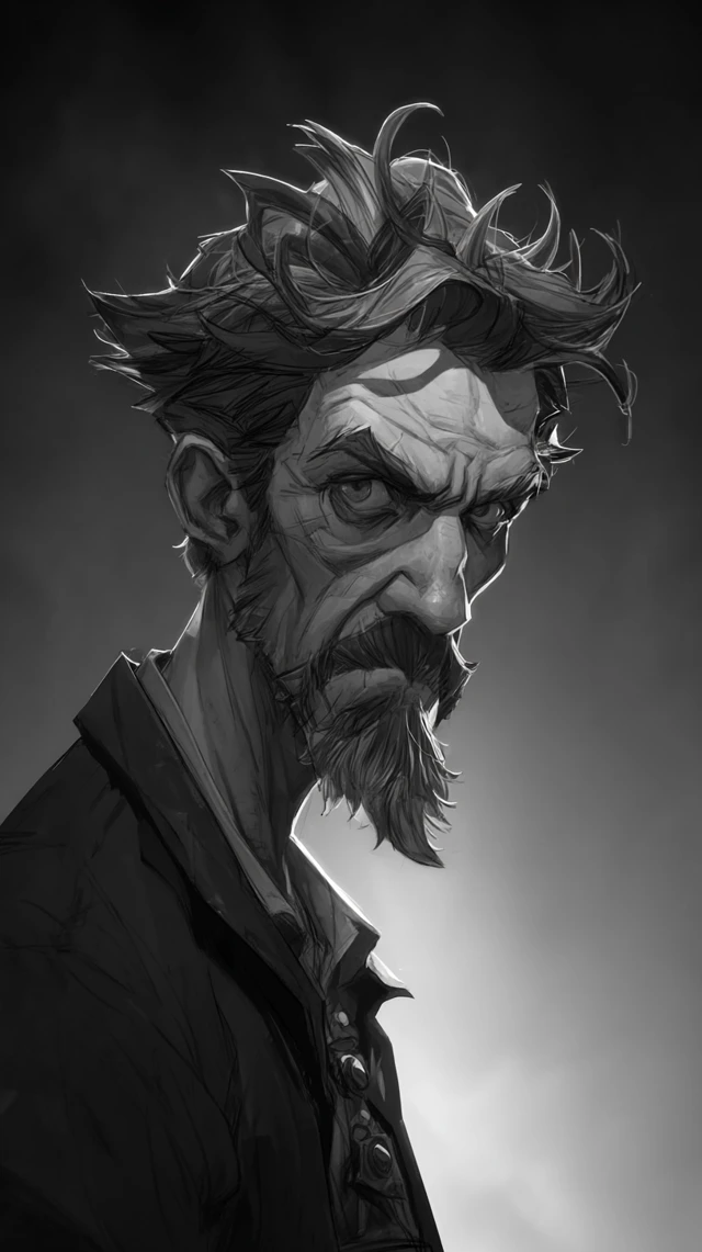 Unique Man Portrait Artwork
