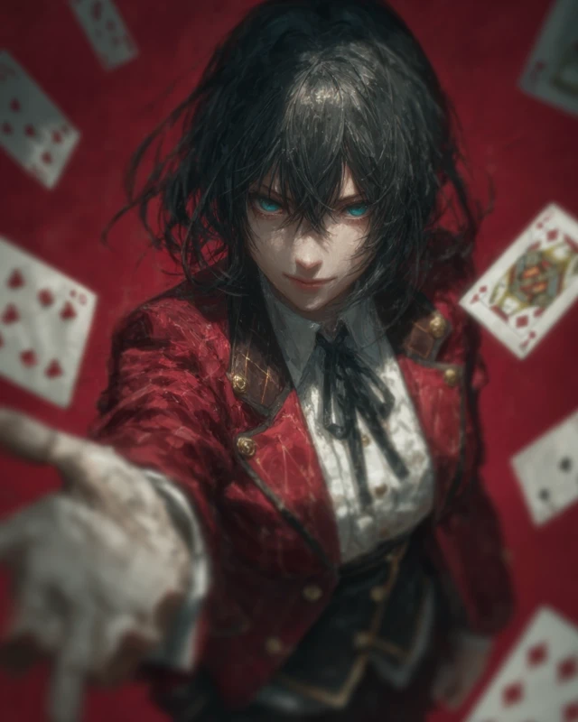 Jabami Yumeko Kakegurui Reaching Out Anime Art