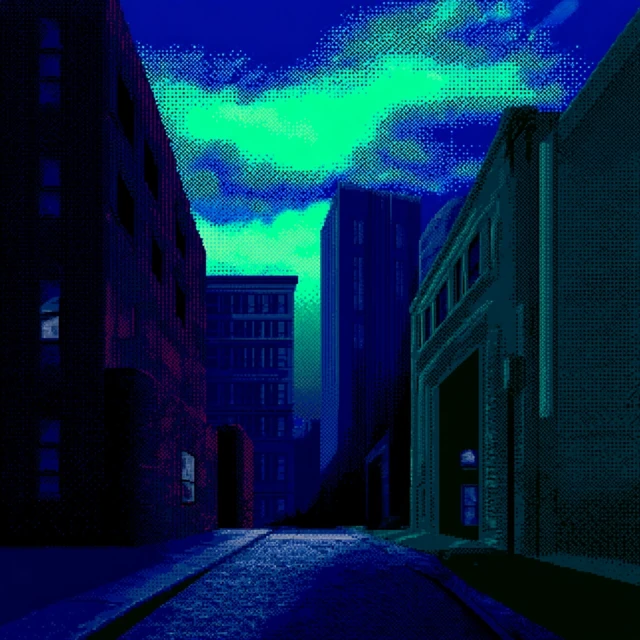 PS1 Cyberpunk Loading Screen Aesthetic