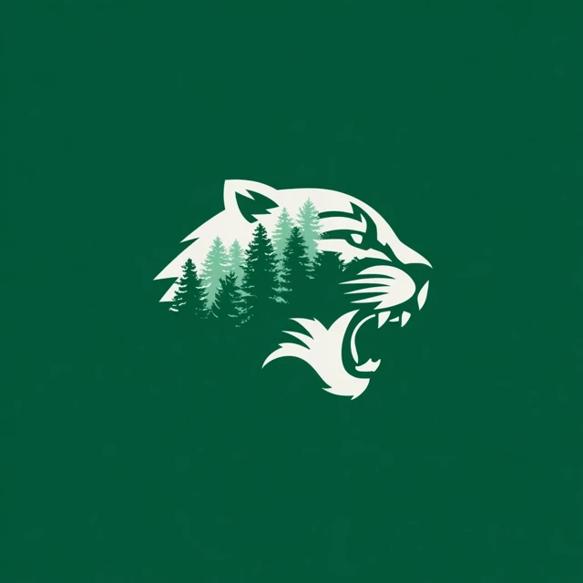 Minnesota Wild Logo Design with Forest Imagery