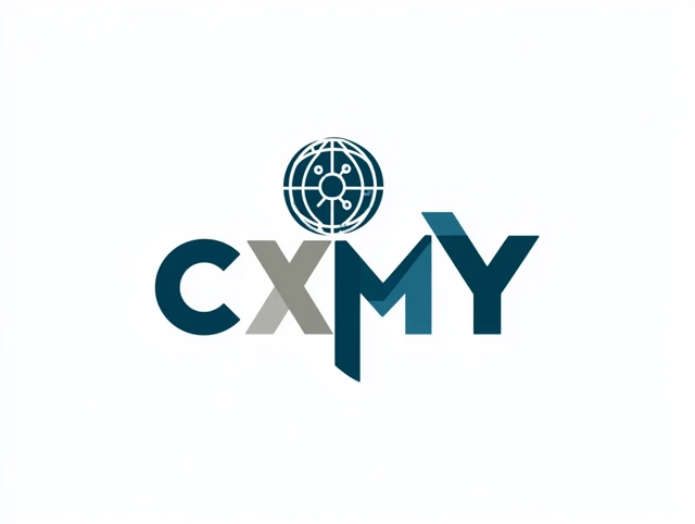 CXMY Logo Design Global Connectivity Business Brand