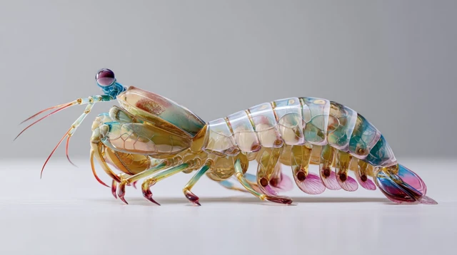 Realistic Mantis Shrimp Macro Photography 4K