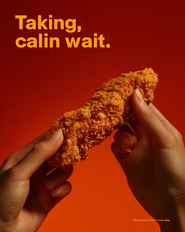 KFC Fried Chicken Advertising Poster Delicious Food
