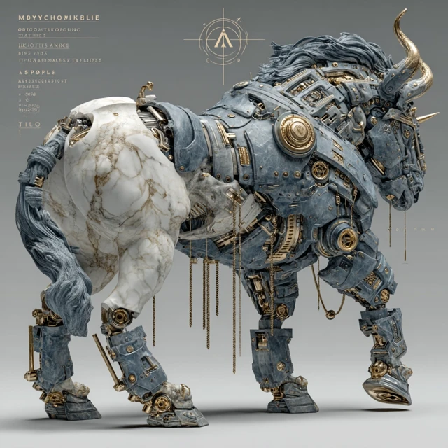Mythic Apocalypse Centaur Biomechanical Warhorse