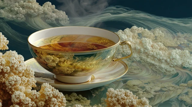 Cosmic Tea Fractals and Music Visualized
