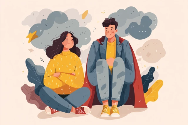 Self Confidence and High Self Esteem Illustration