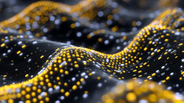 AI Tech Background Brain Patterns Binary Waves 8K