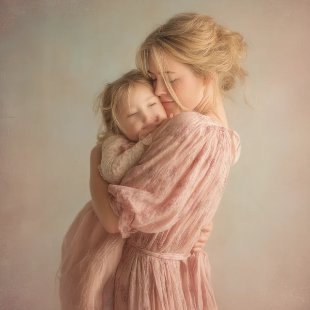 Mother and Child A Tender Moment of Affection
