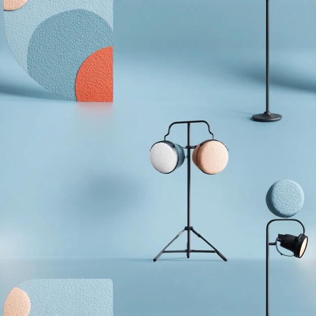 Minimalist Abstract Geometric Pastel Art