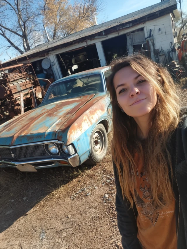 Mechanic with Vintage Car in Arkansas