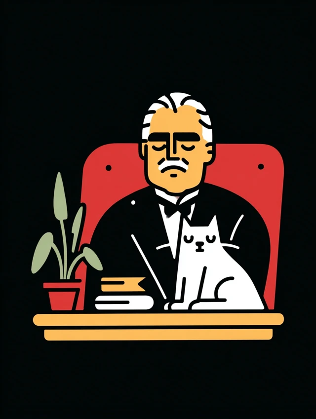 Don Vito Corleone Illustration