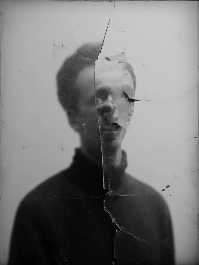 Distorted Reality Portrait Conceptual Art