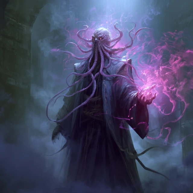 Eldritch Lord Cthulhu Style Illustration