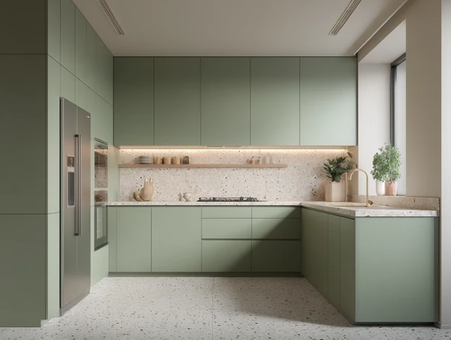 Modern Minimalist Kitchen Design Russian Apartment