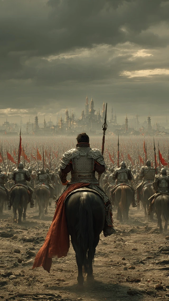 Yue Fei Charges into Battle Epic Chinese War Scene