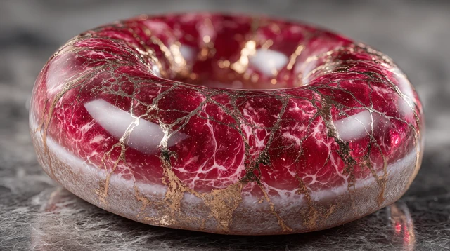 Donut Wagyu Beef Ultra HDR Food Shot
