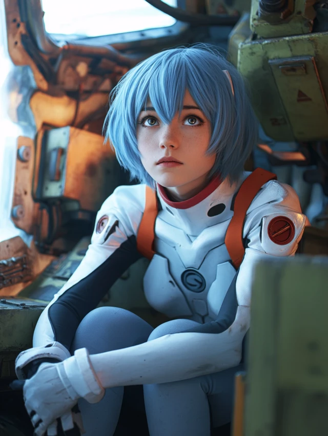 Rei Ayanami Cosplay Ultra Realistic Evangelion