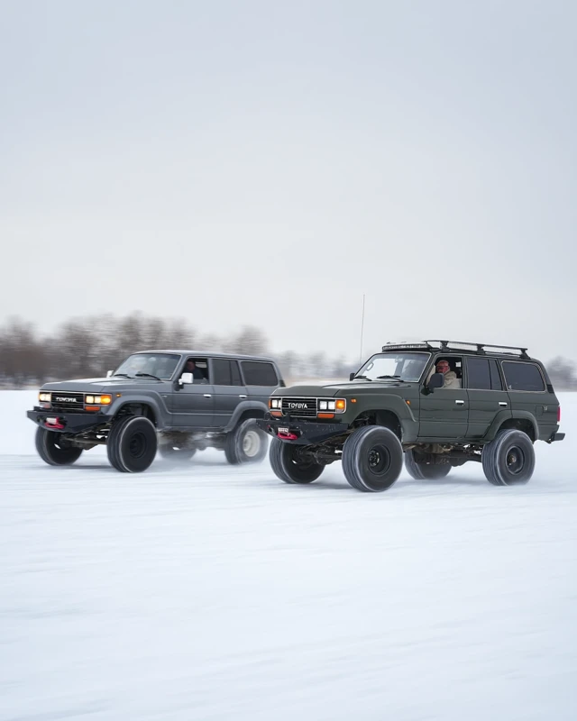 Land Cruisers Snow Offroad Adventure - 4x4 Vehicles