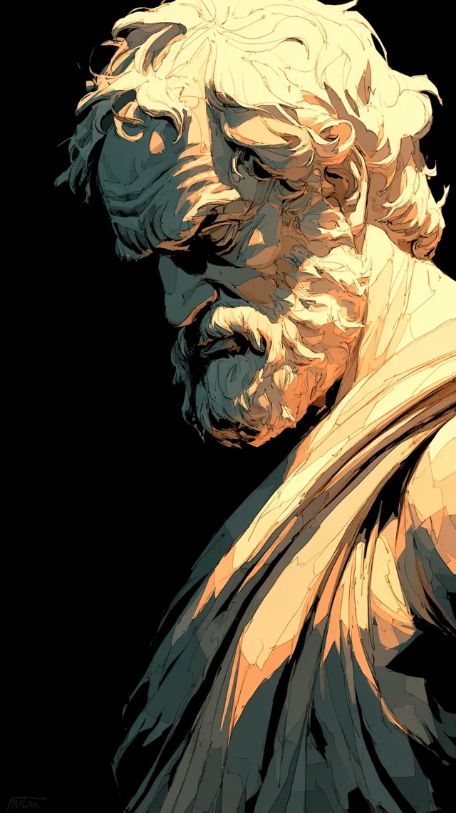 Ancient Sculpture Inspired Minimalist Art