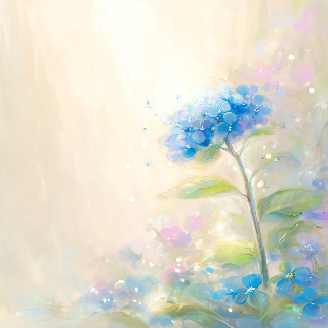 Hydrangea Blossoms Painting