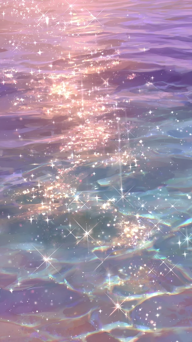 Sparkling Water Surface Wallpaper Dreamy Pastel Tones