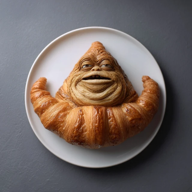 Jabba the Hutt Croissant: Delicious Star Wars Treat!