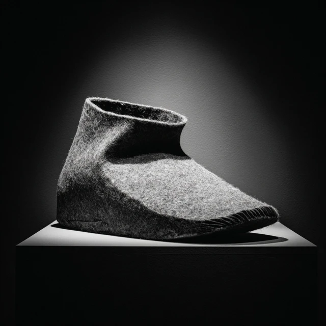 Sneaker Slipper by Peter Zumthor Felt Design