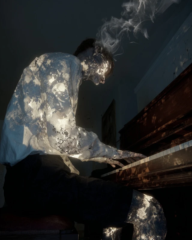 Eldritch Organist Surreal Art