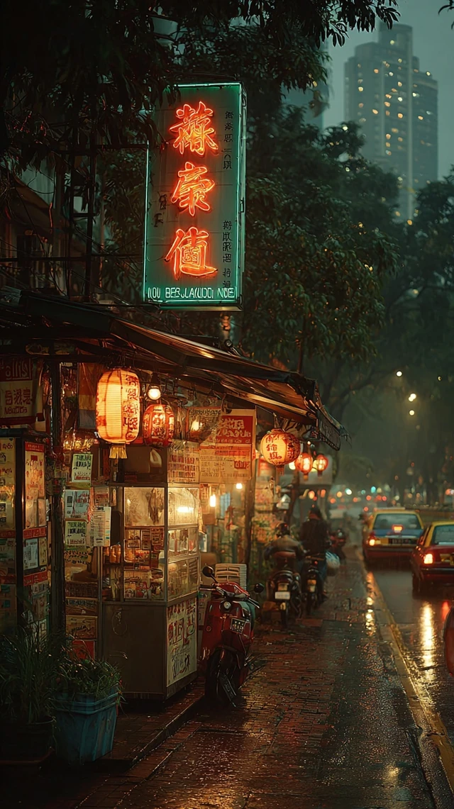 Kuala Lumpur Night 1996 Jalan Sultan Ismail Scene