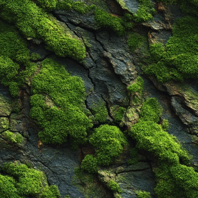 Mossy Tree Bark Texture Natural Organic High Resolution