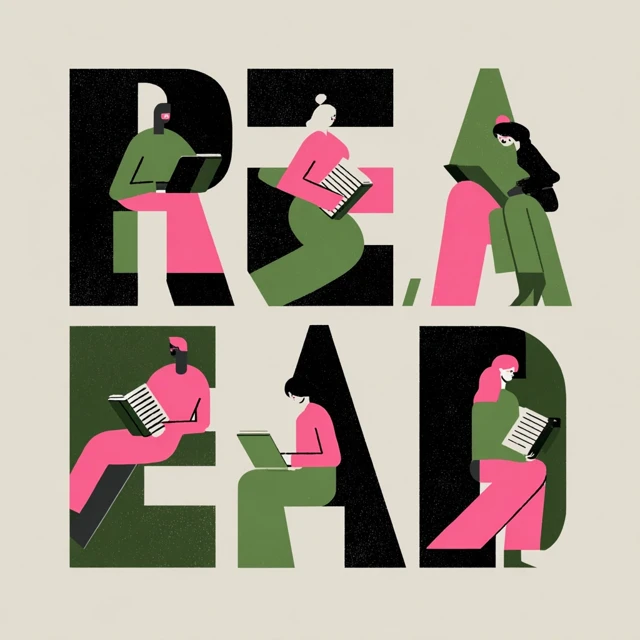 READ Library Logo Graphic Illustration
