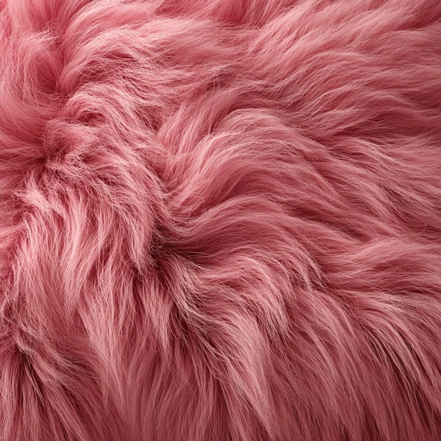 Photorealistic Pink Fur Texture