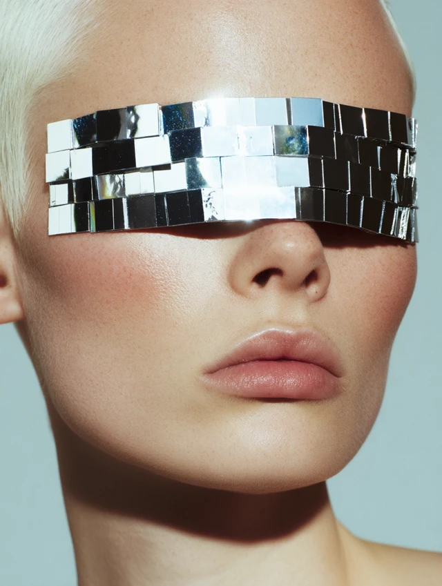 Prada Makeup Helmut Newton Futuristic Fashion