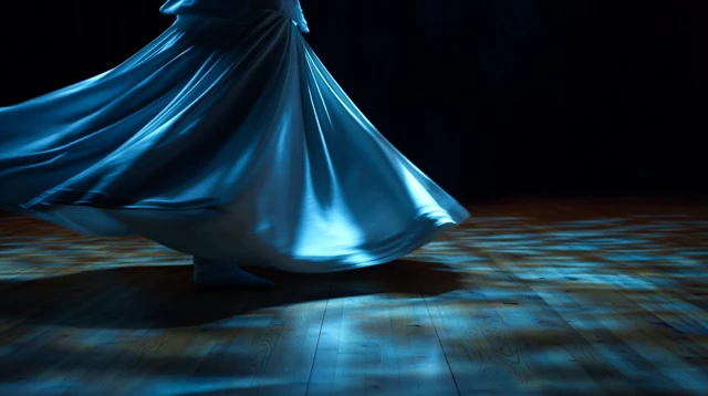 Dervish in Motion Mystical Dance and Celestial Robe