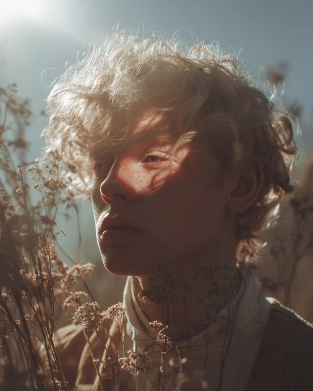 Albino Man Portrait Yigal Ozeri Style Photography