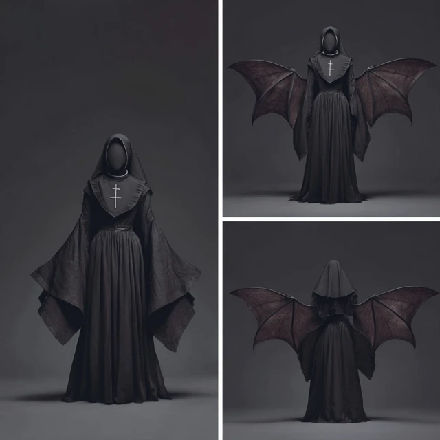 Nun Bat Costume Design Perfect for Concerts