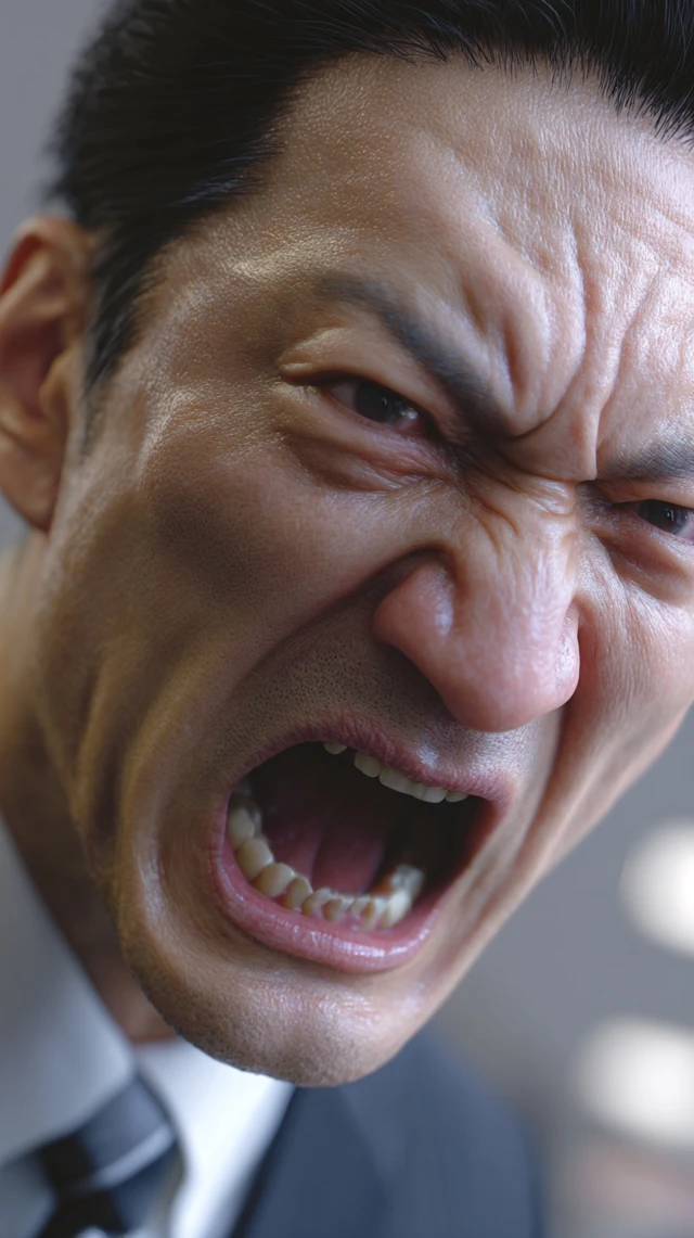Realistic Japanese Boss Yelling 4K