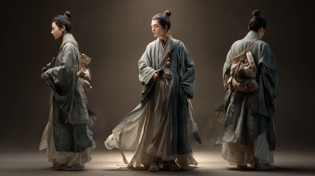 Ancient Chinese Scholar Character Design