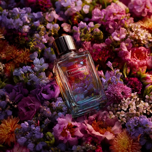 Perfume in Flowers Floral Fragrance Advertisement