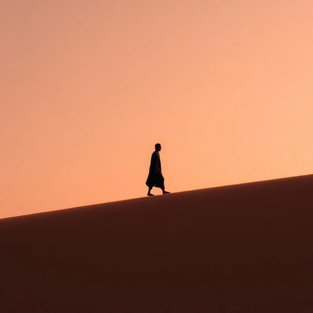 Desert Evening Minimalist Photography