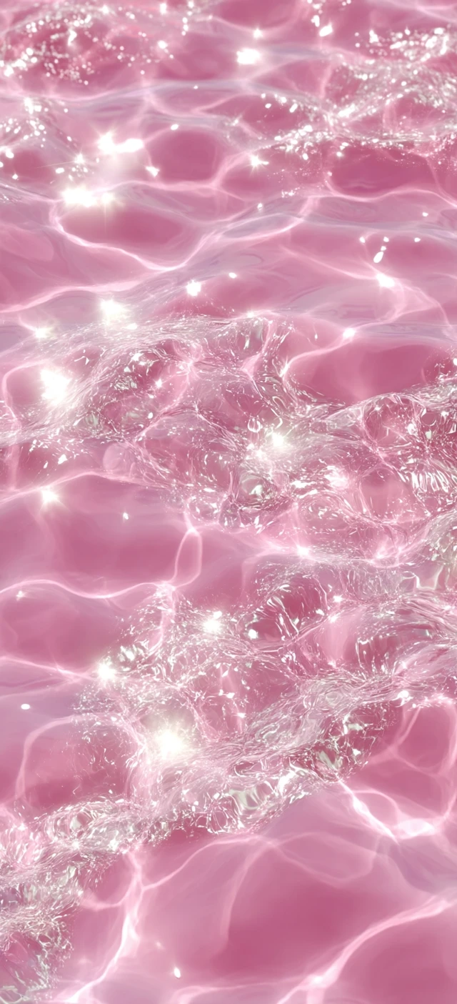 Pink Water Ripples Dreamy Background
