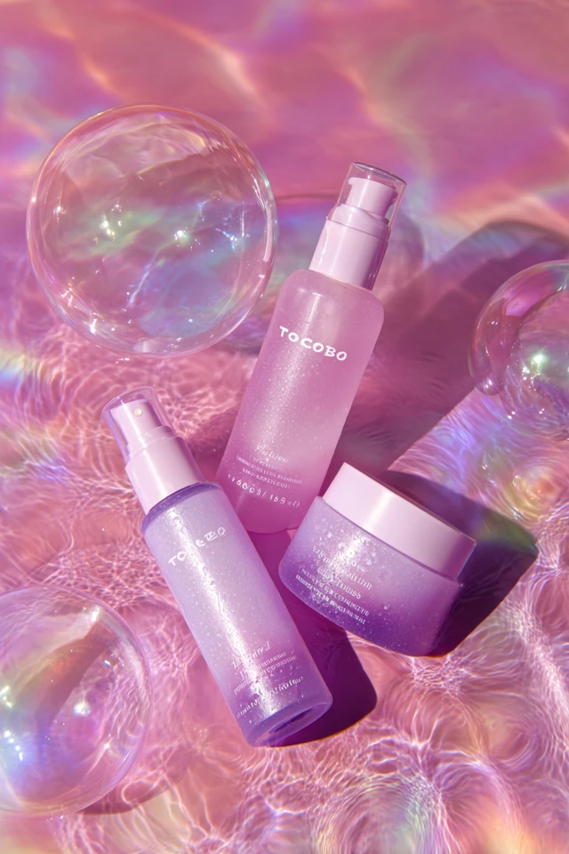 TOCOBO Skincare Products Dreamy Product Photography