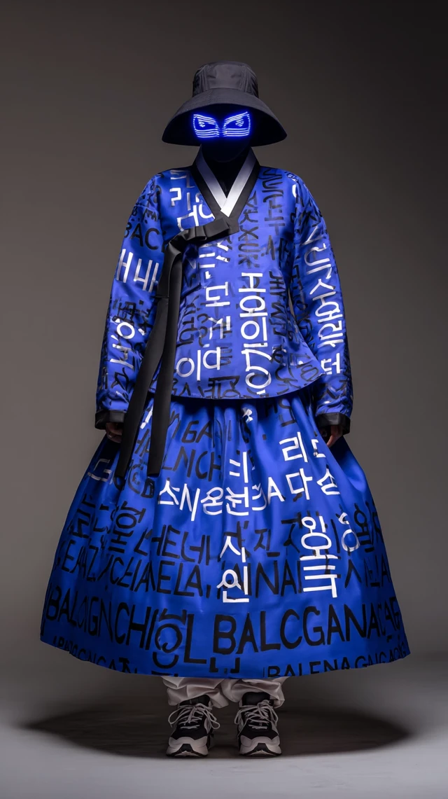 Hanbok Balenciaga Urban Fashion Fusion