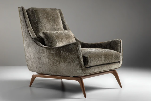 Modern Armchair with Soft Upholstery