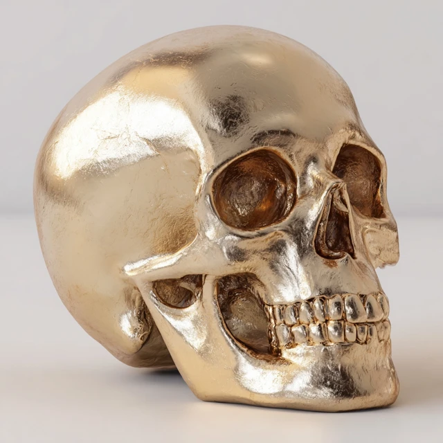 Golden Skull Fantasy DND Art