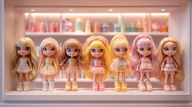 Bratz-Style Dolls: Dreamy Boutique Display