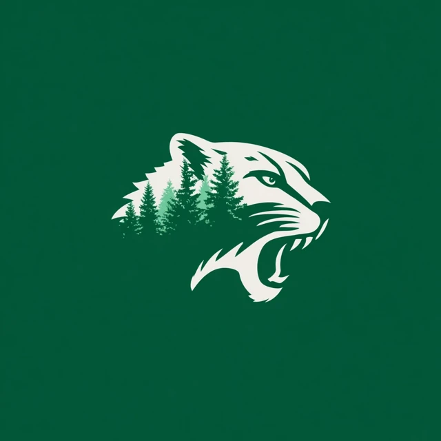 Minnesota Wild Logo Design with Forest Imagery